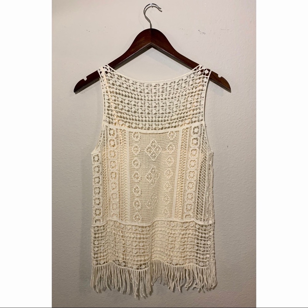 Lauren Ralph Lauren Crochet Tank - Picture 2 of 4